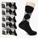 Meeste Argyle džentelmeni pidulikud sokid, 5 paaki 5 pairs of Jin Gray