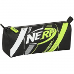Trousse - SAFTA - Nerf Get Ready - Fermeture &eacute;clair - Compartiment - Enfant Scolaire