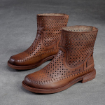 Moodne GKTINOO 2025 Kevad Suvi 100% Ehtne Nahk Saapad Hingavad &Otilde;&otilde;nsad Saapad Lamedad Pehmed Slip-On Mugavad Kingad Naistele 5