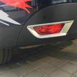 ABS Chrome Rear Tail Fog Light Lamp Stiker Cover Frame Accessories Moulding Trim 2pcs For Jaguar F-Pace F pace X761 2016