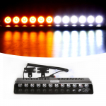 12 LED Strobe Warning Alarm Light Auto Warning Lamp Window shield Flashing Emergency Sucker Lamp Cheap Red Blue White Yellow merevaigukollane