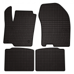 Dywaniki samochodowe gumowe do: Suzuki SX-4 S-Cross crossover (2013-2016) - czarne, dopasowane