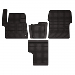 Dywaniki samochodowe gumowe do: Peugeot Traveller van (2016-) - czarne, dopasowane