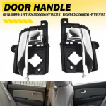 Interior Door ide Handle Black Front/Rear LH&RH Side For 2010 Hyundai Elantra