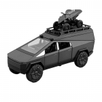 1/32 Tesla Cyber veoauto Pikap Sulam Telkimine Matkaauto Mudel Valatud Metallist M&auml;nguasi Kaubik Matkaauto Turismiauto Mudel Heli Valgus Laste Kingitused hall v&auml;rv