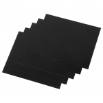 5 tk Must anodeeritud alumiiniumpleki toorikuid 7x5 tolli Graveeritav plaat kontori siltidele uksepaneelidele helkuritele Ilmastikukindel 17.5x12.5x0.05cm