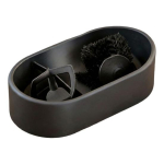 Kohvi portafiltri puhastuskomplekt Kohvi portafiltri j&auml;igad puhastust&ouml;&ouml;riistad kohvipuru kogumisalusega Puhastushari Hoolduskomplekt 51/53/58 mm jaoks 1pc black
