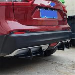 Tagumine Spoiler V&auml;lisosa Aksessuaar 2016-2019 Nissan Qashqai jaoks must