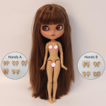 ICY DBS blythe nukk 1/6 BJD Liigendkeha P&auml;evitunud nahk Matt n&auml;gu 30cm m&uuml;&uuml;gil erihind m&auml;nguasi kingitus Anime T&uuml;druk SD Tan skin brown