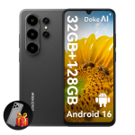 Blackview WAVE 10 4G nutitelefon 32 GB + 128 GB 6,88 120 Hz Android 16 K&auml;ep&auml;rane Dual SIM 8+128 must