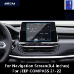JEEP COMPASS 17-22 Armatuurlaua, Navigatsiooniekraani L&auml;bipaistev TPU Kaitsekile Kriimustuskindlad Parandusaksessuaarid &Uuml;mberehitus For Navigation 8.4B