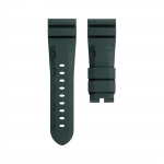 Import pehme FKM fluoor-kaut&scaron;ukist kellarihm Panerai rihma jaoks SUBMERSIBLE PAM111/441 jaoks 24mm 26mm K&auml;ev&otilde;ru Universaalne kaubam&auml;rgi rihm 24-22mm&No Buckle roheline