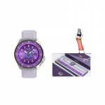 SEIKO &auml;ri mehaanilise liikumisega nahkrihmaga k&auml;ekell unisex lilla sihverplaat SRPH09K1