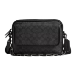 Coach Charter 24 V&auml;line magnetilise kl&otilde;psuga tasku Signature kaetud l&otilde;uend ja vasikanahk Keskmine &otilde;la-crossbody kott Meeste kotid S&uuml;si CR712-CHR Gift Box Sets (Basic Set+Black Box)