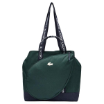 Lacoste Lihtne Vastupidav Vaheseintega Hoiustamine Avatud Kangast Tennisekott Unisex kotid Tume-Roheline NU5351NZ-M87 Jasper