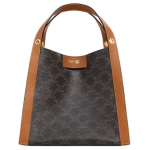 Celine Triomphe L&otilde;uend Cubo K&auml;ekott V&auml;ike Hall Must Ja Pruun Naiste k&auml;ekotid 124182Q72-03MI Basic Set (Bag+Dust Bag)