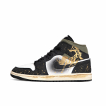 Jordan Air Jordan 1 Mid top Vintage Basketball Shoes Men's HV4091-102(Team186-  ) 42
