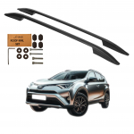 Katusereelingud TOYOTA RAV4 MAASTUR ALATES 2013 KUNI 2019 Must Alumiinium Tugev