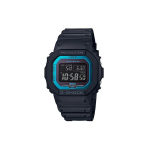Casio Digitaalne Seeria B5600 Ruudukujuline Retro Veekindel P&auml;ikeseenergia Kvarts Kell Meeste kellad Sinine GW-B5600-2-PERSON Black Strap