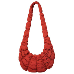 Cos Laineline Tepitud Tekstuuriga Moodne Mitmek&uuml;lgne Taaskasutatud Pol&uuml;ester Crossbody &Otilde;lakott Naiste kotid Punane 1234770002 Red