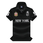 LUXEON Uued Suvised Meeste Polo S&auml;rgid Suurep&auml;rase Disaineri Originaal NEW YORK Tikitud L&uuml;hikeste Varrukatega Vabaaja Spordi L&otilde;dvad S&auml;rgid S valge
