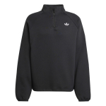 Adidas Originals poolega lukuga pikkade varrukatega dressipluus Meeste Must JW5958 M black