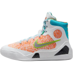 Nike Kobe 9 Slip Resistant Abrasion Resistant High top Children's Basketball Shoes White Silver Blue Black HJ9446-100 39 beige