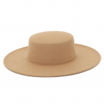 GEMVIE Lai&auml;&auml;rsed Fedora M&uuml;tsid Naistele ja Meestele Naiste Lame Tipp Vilt Kiriku Panama M&uuml;ts Boater M&uuml;tsid 55-57cm khaki