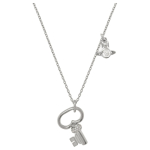 Vivienne Westwood Peen V&otilde;tmemustriga Disain Kaelakee Naiste kaelakee H&otilde;be 630203J0-01P102 Box+Shopping Bag white