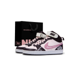 Nike Court Borough 2 Nahast Kulumiskindel Libisemiskindel Kulumiskindel Libisemiskindel Keskmise k&otilde;rgusega CD7782-126(Team1704-SBOX) 36