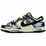 Nike Dunk Suixin, M&uuml;steeriline Farao Kattev Cushioning Madala s&auml;&auml;rega Rula Kingad Unisex Must Valge HF5441-100(Team45-) 35.5