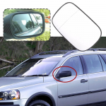 1 tk vasak/parem k&uuml;lgsoojendusega tahavaatepeegli klaas selge l&auml;&auml;tsega Volvo XC70 Facelift XC90 Pre-facelift 2003 2004 2005 2006 jaoks