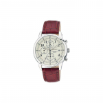 SEIKO 100 meetrit veekindel moekas kvarts nahkrihmaga meeste k&auml;ekell valge sihverplaat SNDC31P1 valge
