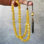 Merevaigu roosikrants mehele Tesbih Misbaha moslemi palvehelmed &uuml;mmargused 10mm Islamikingitus mustast metallist tutid Rosary Tasbeeh Sibha 10MM 51beads