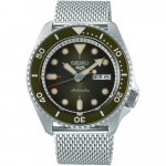 Seiko 5 Sports SRPD75K1 Rohelise sihverplaadiga Automaatne Meeste k&auml;ekell 42.5 mm h&otilde;be