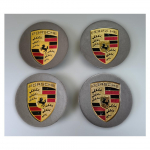 4 tk Porsche veljekatted - 76 mm - Hallid