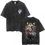 Pestud Vintage M&auml;ng Hollow Knight Graafiline Tr&uuml;kk T-s&auml;rk Meestele Naistele Mood Vabaaja &Uuml;lisuur Streetwear S