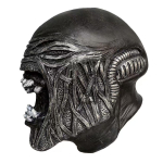 1:1 Tulnukas vs. Predaatori cosplay mask t&auml;iskasvanutele unisex lateksmask kiiver Halloweeni peo aksessuaarid rekvisiidid gray
