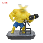 Anime Pokemon Fitness Lihaseline Mees Tegevuskuju Gengar Charmander Psyduck Squirtle Bulbasaur Snorlax PVC Kujuke Mudel M&auml;nguasjad Kingitus yellow