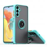 Magnetiline s&otilde;rmusehoidikuga telefonikott Samsung Galaxy S24 Ultra S23 S22 Plus S21 FE A05 A05S A15 A25 A35 A55 A54 A34 jaoks, silikoonist kate Galaxy S23 taevasinine v&auml;rv
