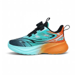 Laste jooksutossud p&ouml;&ouml;rleva takjapaelaga Hingav v&otilde;rkmaterjalist s&uuml;nteetiline pealispind V&auml;rvilise gradiendiga Disain Poistele T&uuml;drukutele Size 29, Insole Length 18.4 cm