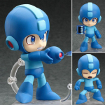 10cm Q versioon Mega Man Rockman Nendoroid 556 Chibi tegevuskuju Vahetatav k&auml;ekahur Anime mudel M&auml;nguasi Koguja kingitused With BOX blue