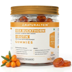 Naturaltein Astelpaju Kummikommid Biotiiniga | 30 Kummikommi | Rikas C-, A-, E-vitamiini ja B-vitamiinide kompleksi poolest | Looduslikud antioks&uuml;dandid, mineraalid ja