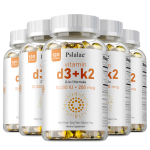 Pslalae D3-vitamiin K2 10000 R&Uuml; pehmekapslid 120 tk &mdash; Luude tugi, mineraalide imendumine, kaltsiumi tugi 120*5