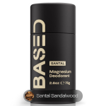 BASED Santal Magneesiumdeodorant, Santali Sandlipuu, 2,6 untsi, Alumiiniumivaba 2pcs must