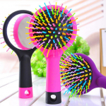 Rainbow Comb Volume Brush Candy Tone Magic juuksehari peegliga juuste sasipundar jaoks