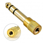 1/8 3,5 mm emane kuni 6,5 mm 1/4 isase k&otilde;rvaklappide pesa adapteri pistik stereoheli