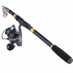 Kaasaskantav s&uuml;sinik&otilde;nge 1,8&ndash;3,3 m teleskoopne &otilde;ngekepp 13+1BB spinningurulli komplekt 1.8M&XY2000 Reel