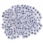 200 tk v&auml;rvilised akr&uuml;&uuml;lhelmed v&otilde;lu t&auml;hestik kirja helmed DIY ehted 1 l&auml;bipaistev mitmev&auml;rviline 7 x 4 mm