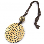 Les Tr&eacute;sors De Lily [J6080] - Collier 'Kilimanjaro' beige marron (bois) pruun